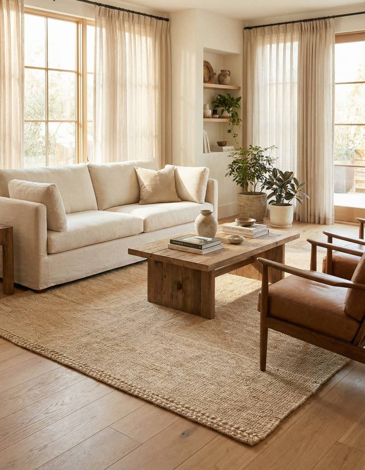 Detail image of 5' 2 x 9' 6  Hand Knotted Moroccan Wool Runner Rug