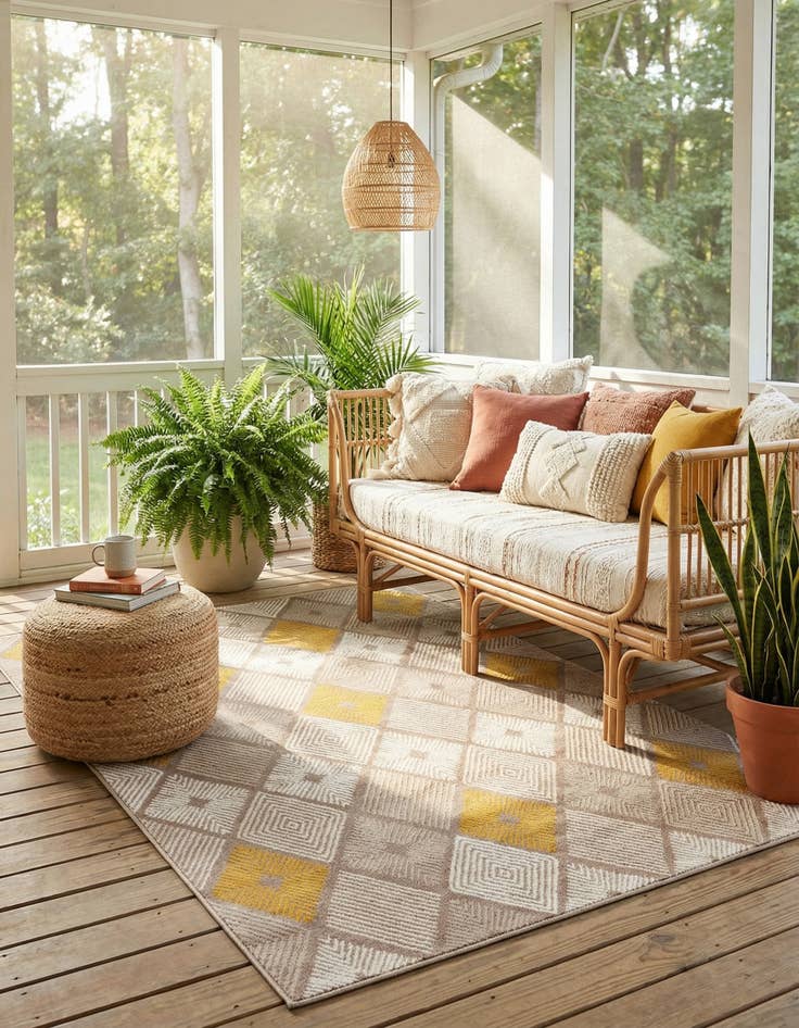 Detail image of 5' 3 x 8' Laguna Rug