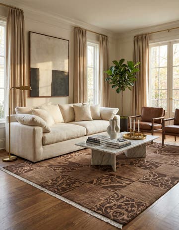 8' 4 x 11' 10 Hand Knotted Darya Wool Rug