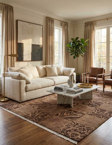 8' 4 x 11' 10 Hand Knotted Darya Wool Rug