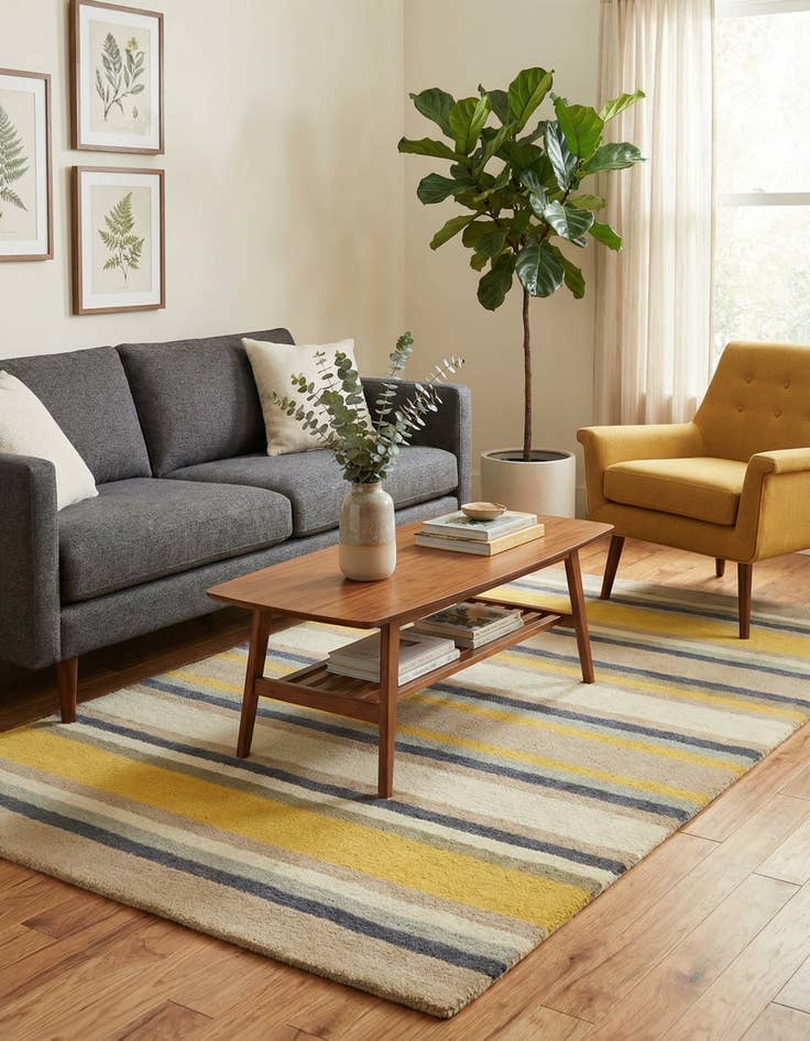 Detail image of 2' 9 x 4' 10 Luna Wool Rug