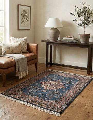 3' 1 x 5' Hand Knotted Bokhara Wool Rug