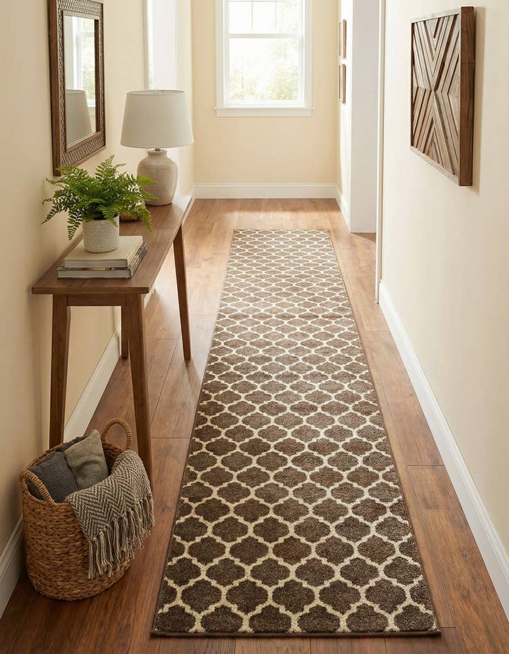 Detail image of 2' 7 x 19' 8 Trellis Runner Rug