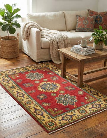2' 9 x 4' 1 Hand Knotted Kazak Rug