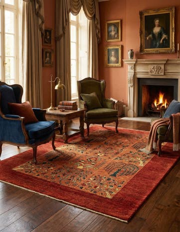 5' 8 x 8' 2 Luribaft Wool Rug