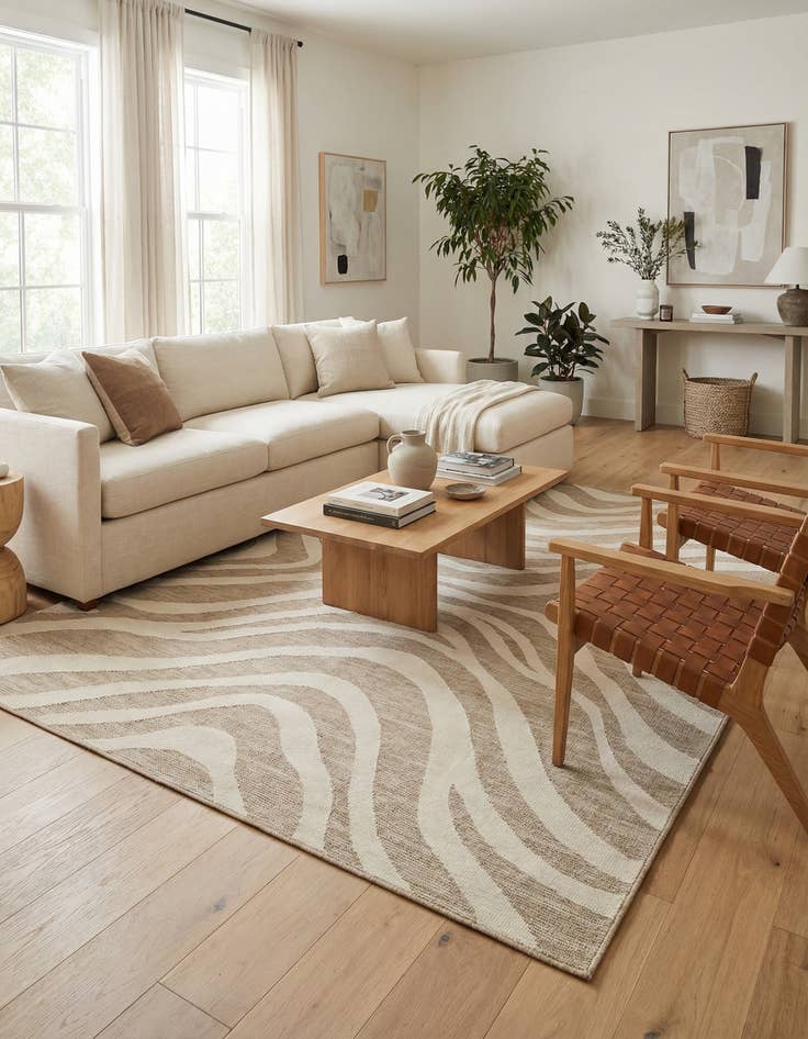 Detail image of  10' x 14'  Washable Sabrina Soto Indoor / Outdoor Rug