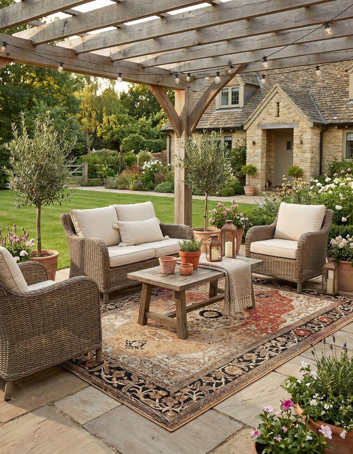 5' x 8' Easy-Clean Traditional Indoor / Ou...