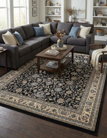 Black Yasmin Rug
