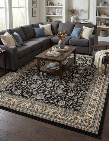 Black Yasmin Rug