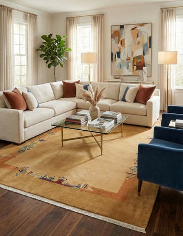 8' 2 x 11' 3 Hand Knotted Darya Rug