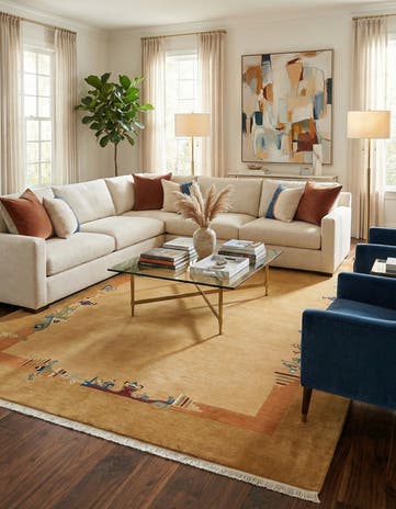 8' 2 x 11' 3 Hand Knotted Darya Rug