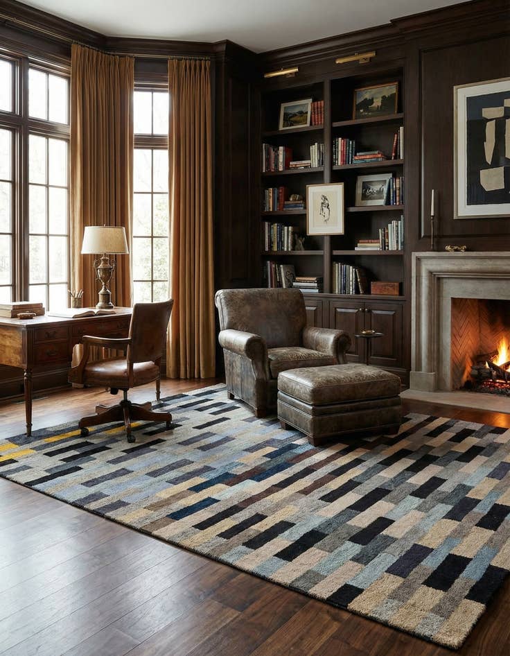 Detail image of 8' 1 x 10' 2 Luna Wool Rug