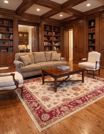 5' 9 x 7' 11 Hand Knotted Ziegler Rug