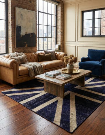 5' 8 x 8' 1 Hand Knotted Ultra Vintage Persian Wool Rug