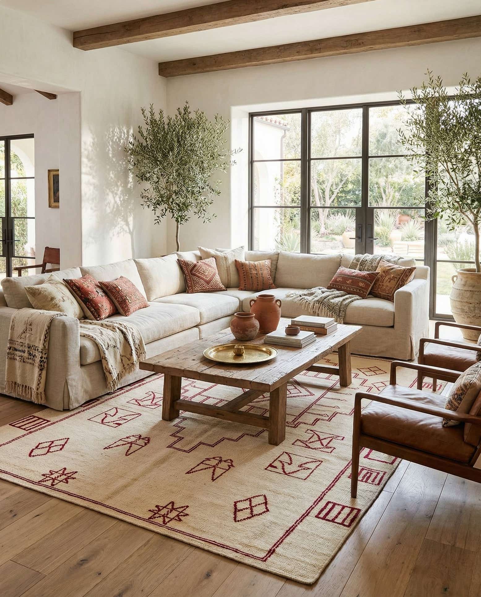 6' 6 x 10' Hand Knotted Darya Wool Rug