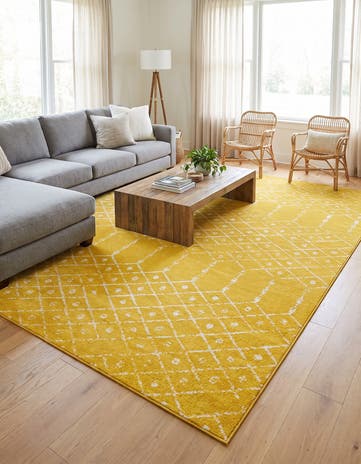 Yellow Paxon Trellis Rug