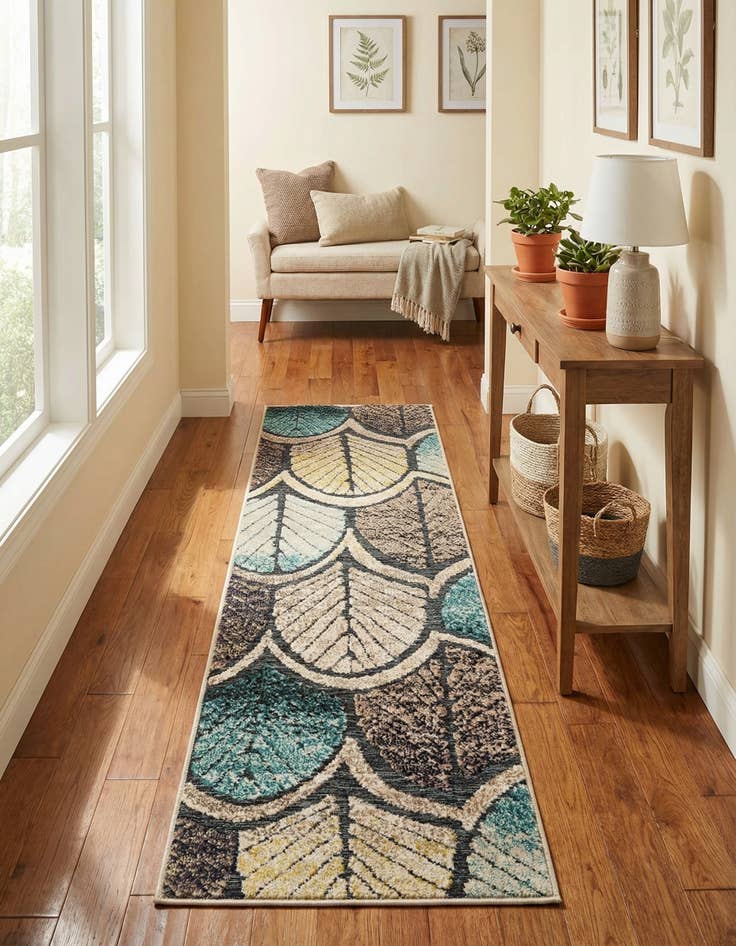 Detail image of 2' x 6' Easy-Clean Casablanca Indoor / Outdoor Runner Rug