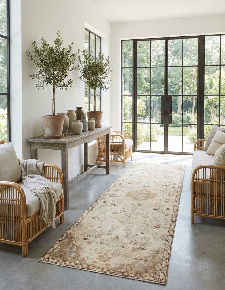 Detail image of 2' 6 x 8' 8 Hamedan Runner Rug