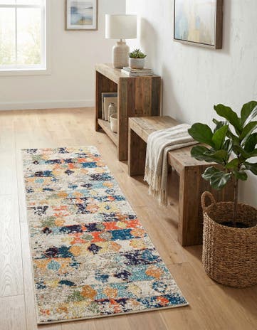 2' x 6' Washable Vivid Runner Rug