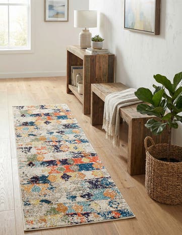 2' x 6' Washable Vivid Runner Rug