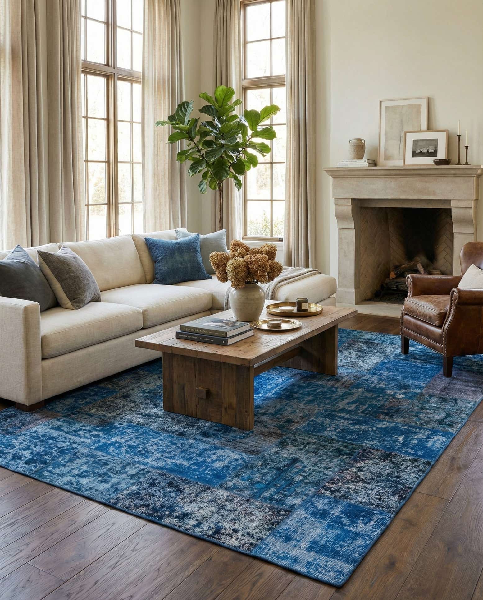6' 8 x 10' 1 Hand Knotted Ultra Vintage Persian Wool Rug