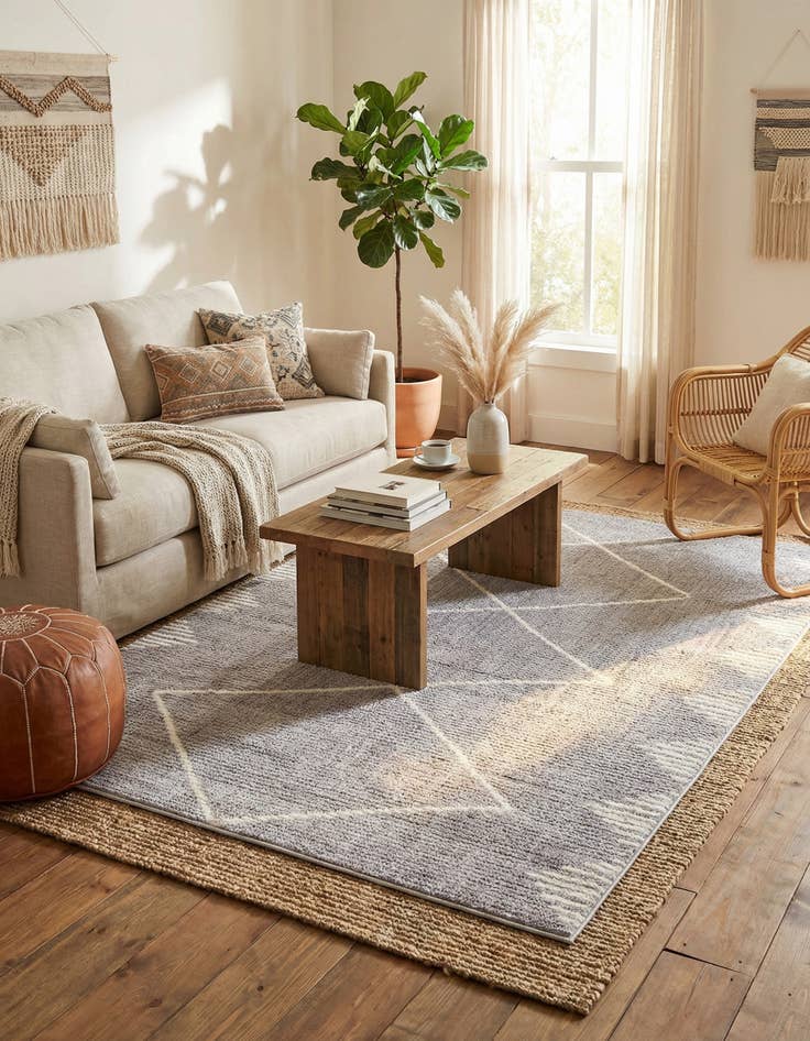 Detail image of 6' 7 x 9' 10 Morocco Rug