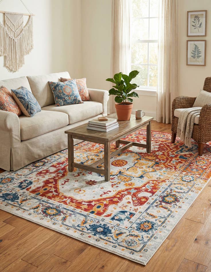 Detail image of  7' x 10' Madeline Vintage Rug