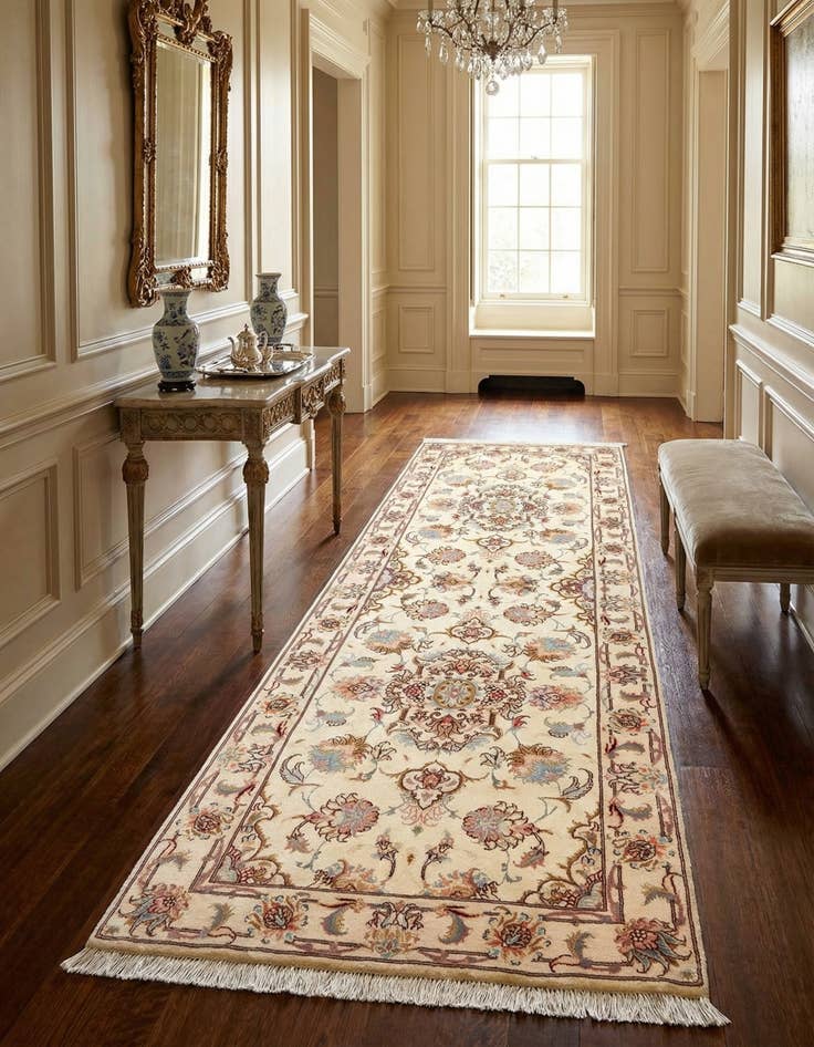 Detail image of  2' 6 x 7' 4 Tabriz Runner Rug