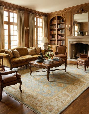8' 4 x 9' 9 Kaizar Wool Rug