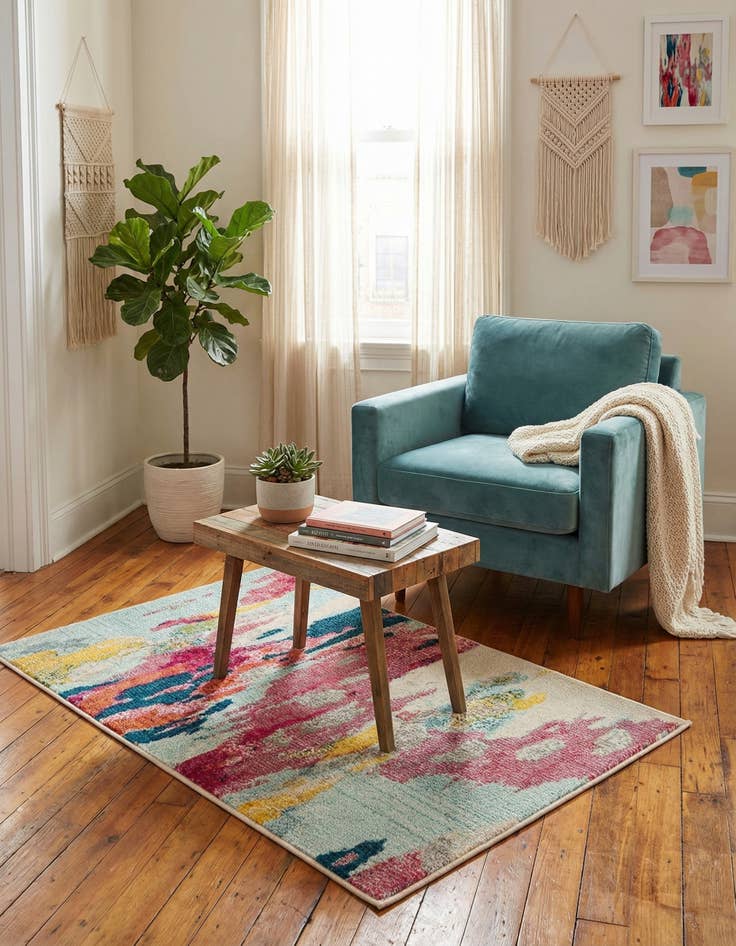 Detail image of 2' x 3'  Washable Casablanca Rug