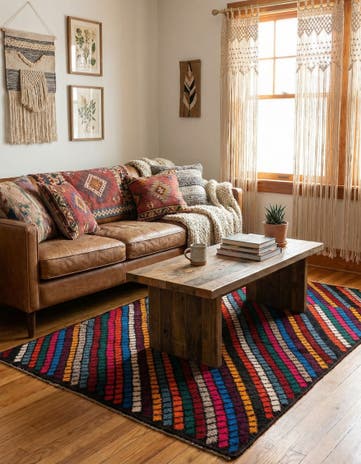 3' 9 x 5' 10 Hand Knotted Balouch Wool Rug