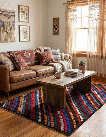 3' 9 x 5' 10 Hand Knotted Balouch Wool Rug
