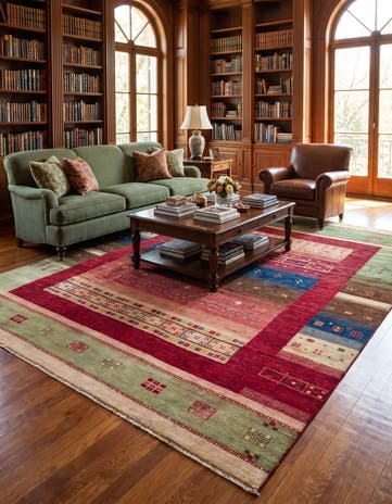 8' 1 x 11' 1 Hand Knotted Ariana Ziegler Rug