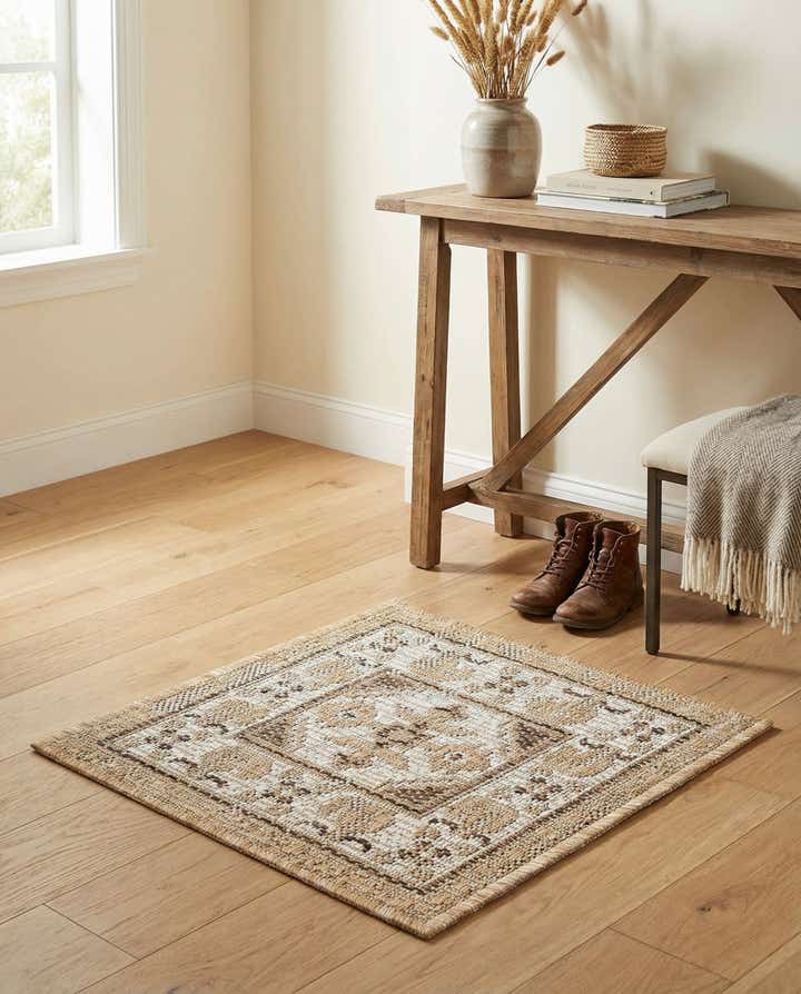 1' 4 x 1' 4 Easy-Clean Traditional Indoor / Outdoor Sample Rug