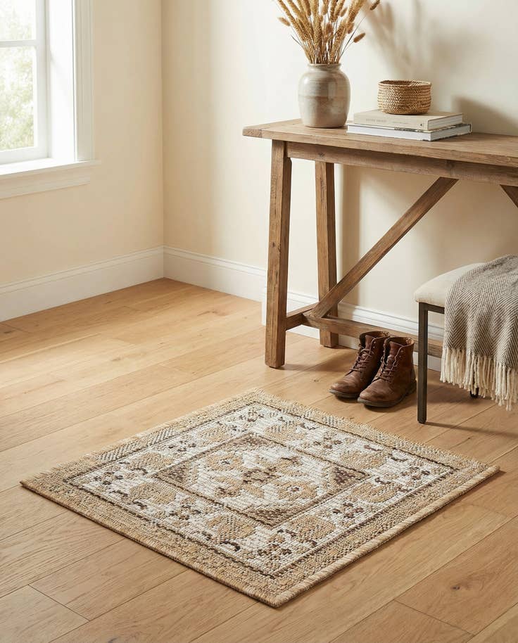 Detail image of 1' 4 x 1' 4 Easy-Clean Traditional Indoor / Outdoor Sample Rug