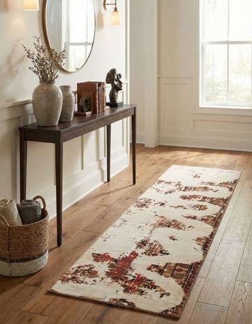 2' 6 x 9' Hand Knotted Ultra Vintage Persian Wool Runner Rug