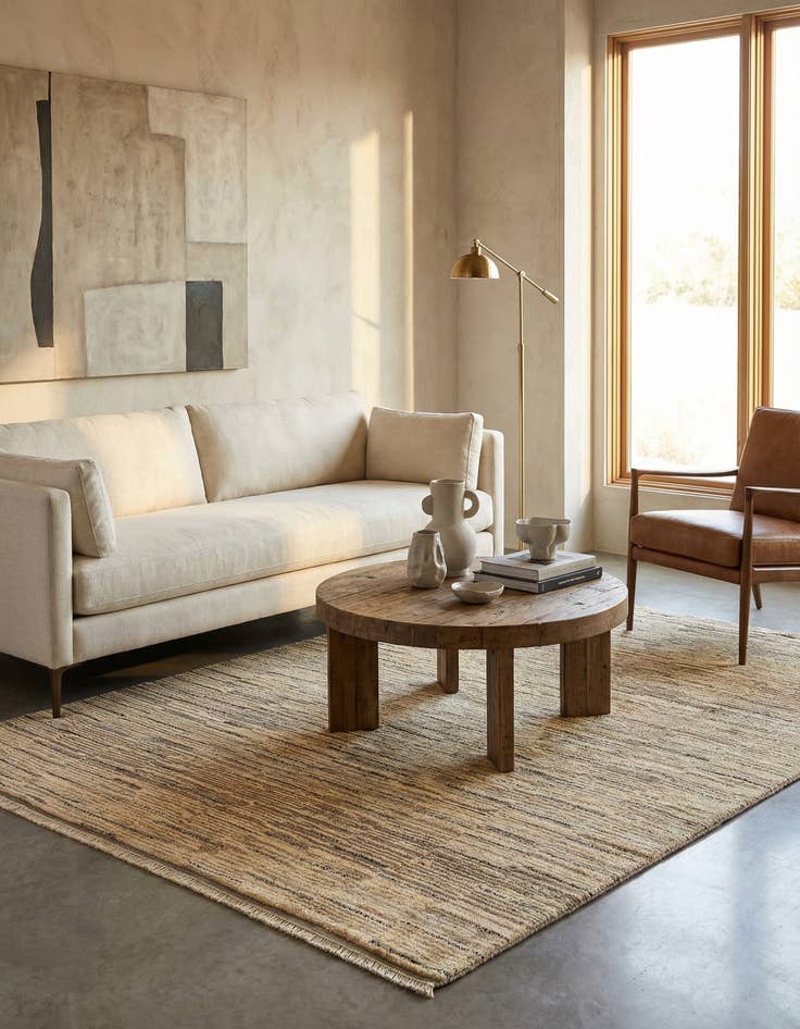 Detail image of 4' 10 x 6'  Hand Knotted Gabbeh Wool Rug