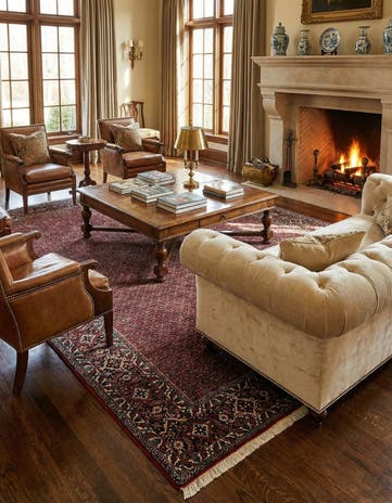 6' 7 x 8' Bidjar Wool Rug