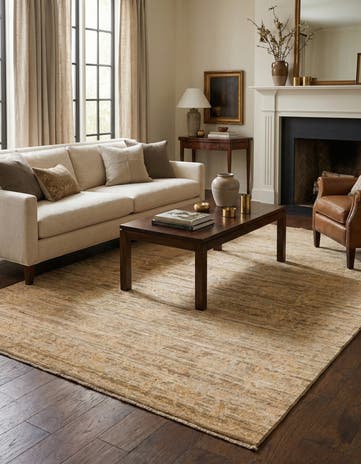 5' 1 x 7' Hand Knotted Peshawar Ziegler Rug