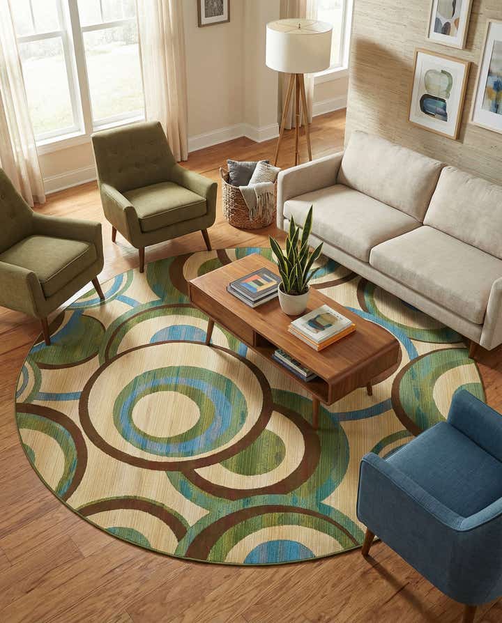 245cm x 245cm Fácil de limpiar Modern Alfombra Comprar todos los estilos redondo
