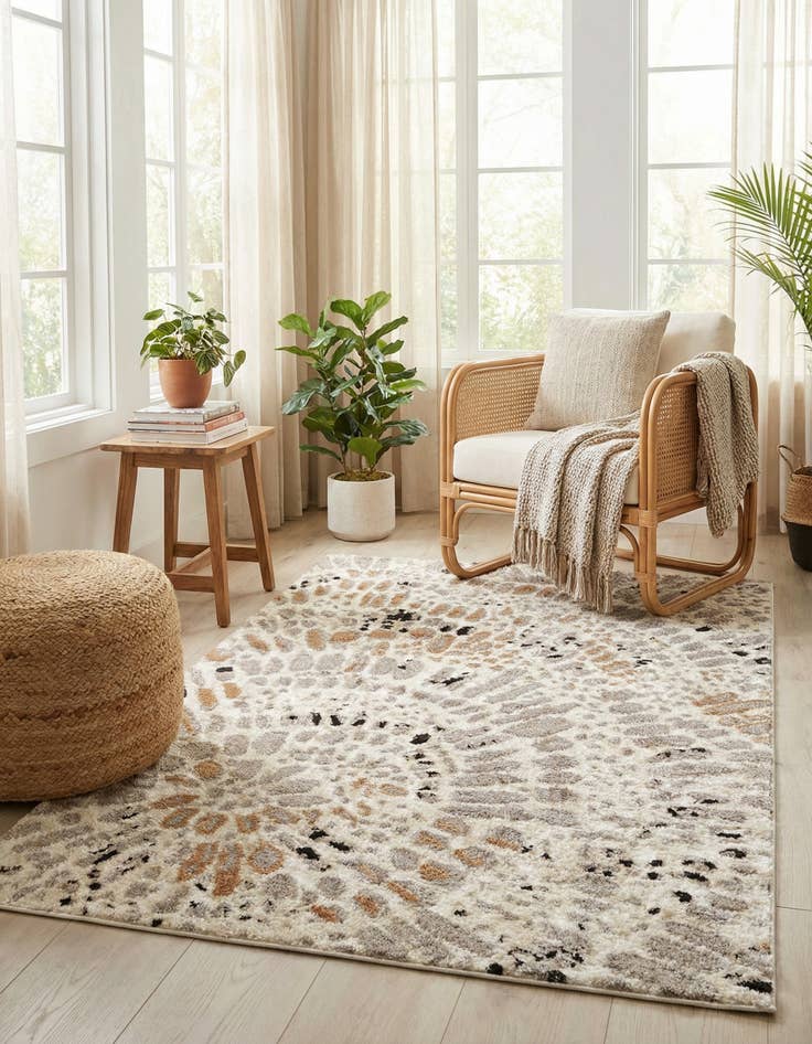 Detail image of  4' x 6' Sepia Rug