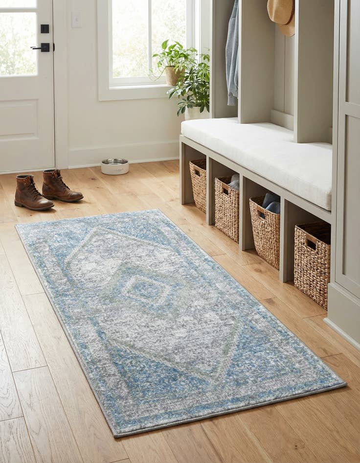 Detail image of 2' x 4' Kamala Washable Runner Rug