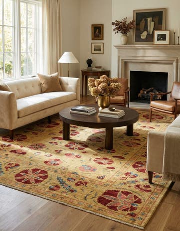 6' x 7' 9 Hand Knotted Ariana Ziegler Oriental Rug
