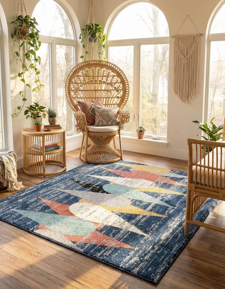 Detail image of 7' 10 x 7' 10 Tagine Square Rug