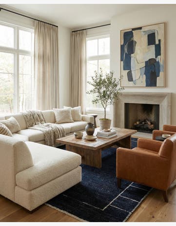 9' 4 x 10' Hand Knotted Moroccan Wool Rug