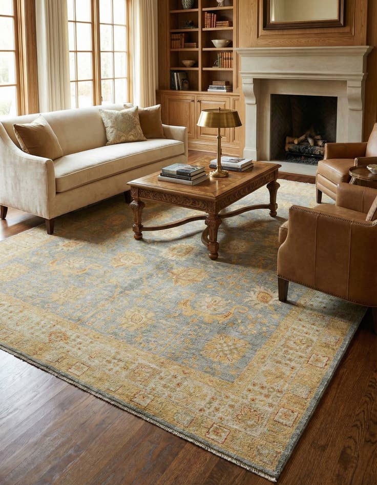 Detail image of  8' 2 x 9' 9 Kaizar Wool Rug