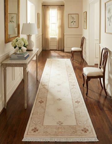 2' 7 x 9' 4 Hand Knotted Darya Wool Runner Rug