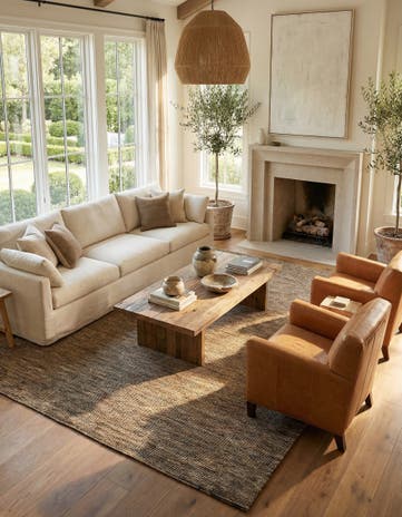6' 7 x 8' 3 Juma Wool Rug