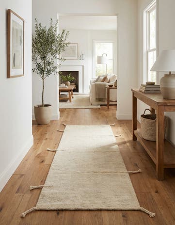 2' 5 x 6' 1 Hand Knotted Moroccan Wool Runner Rug