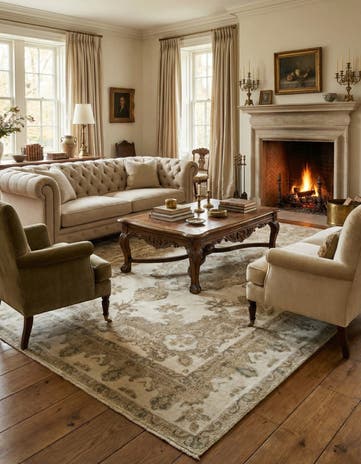 9' 9 x 12' 4 Hand Knotted Vintage Royal Persian Wool Rug